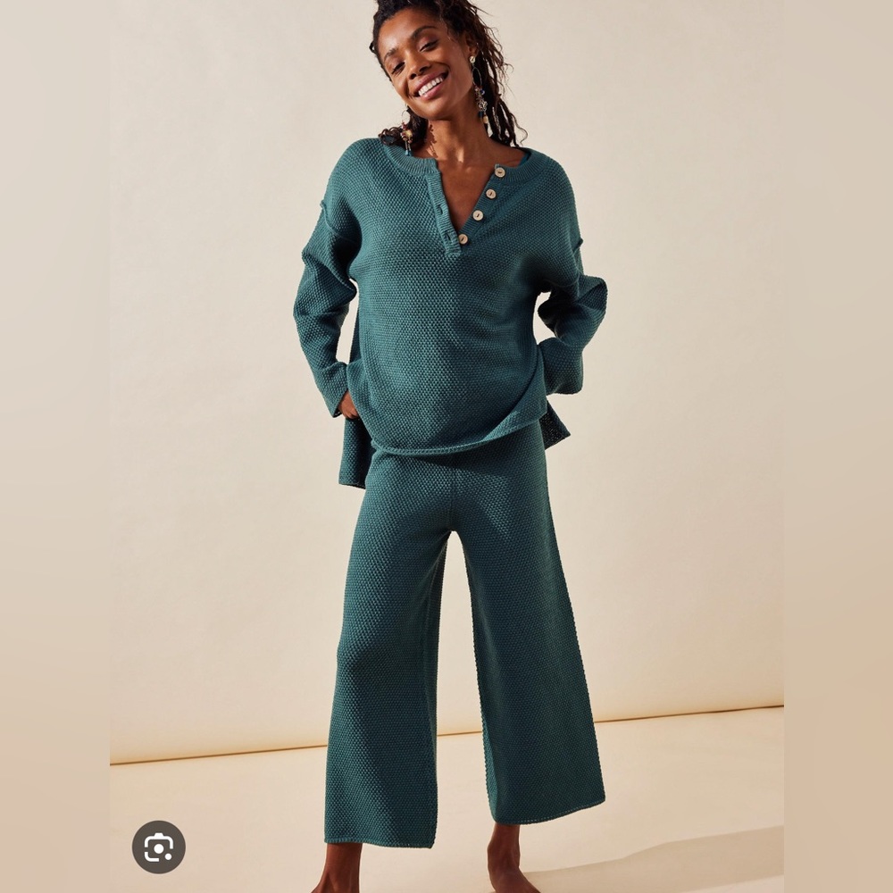 Free people Hailee Sweater set in teal